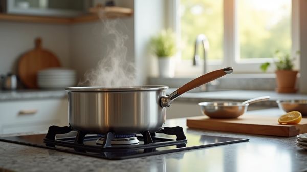 Poêle inox : pour une cuisson saine et durable en cuisine